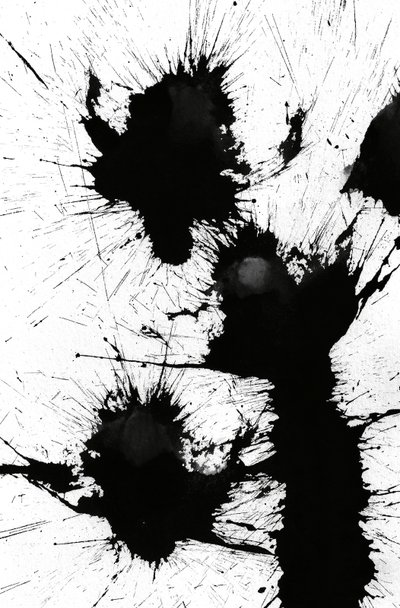 Blot, 2014 (inchiostro su carta) da Marco Campedelli