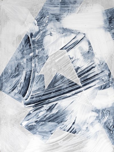 Bianco geometrico, 2024 (tecnica mista) da Marco Campedelli