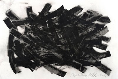 Saltus, 2012 (inchiostro su carta) da Marco Campedelli