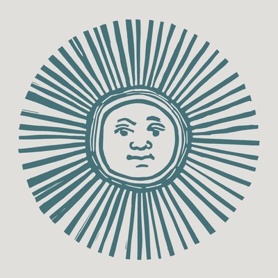 Sol Invictus, 2023 (linoleum su carta) da Marco Campedelli