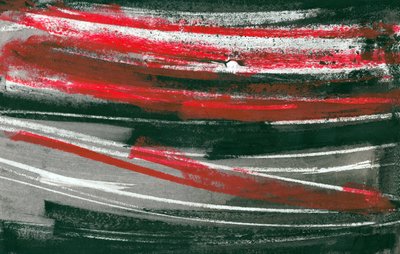 Tempesta in rosso, 2017 (tecnica mista) da Marco Campedelli