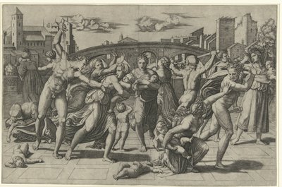 Strage degli innocenti a Betlemme da Marco Dente (possibly)