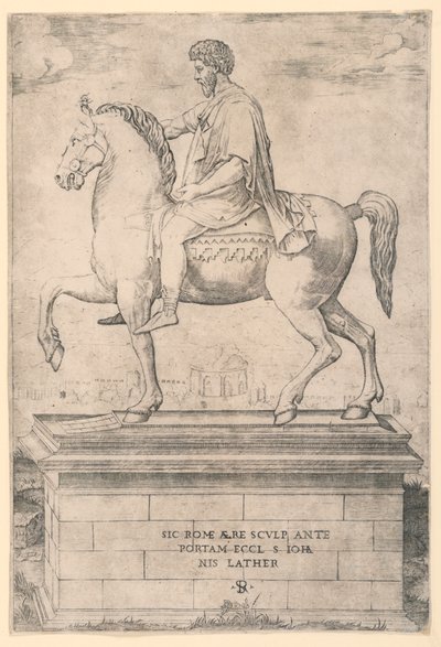 Statua equestre di Marco Aurelio da Marco Dente