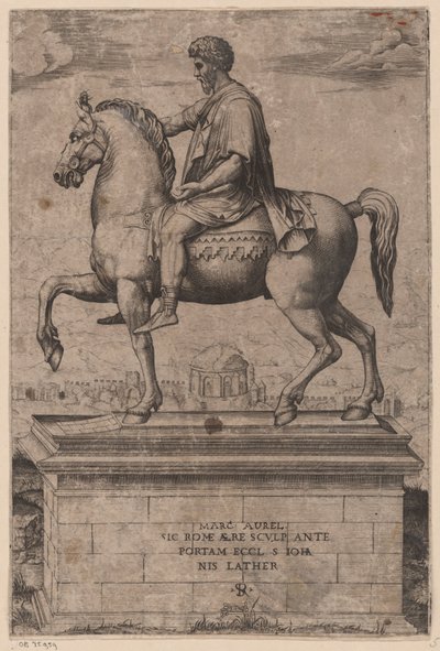 Statua equestre di Marco Aurelio da Marco Dente