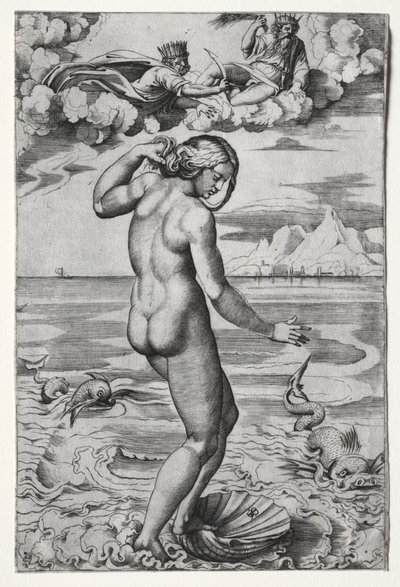 La nascita di Venere, c. 1516 da Marco Dente