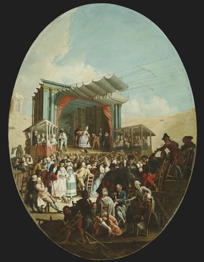 Una Commedia Italiana a Verona, 1772 da Marco Marcola