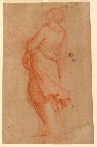 Disegno, Una giovane donna (Santa Maria Maddalena sotto la croce), 1550-75 da Marco Pino