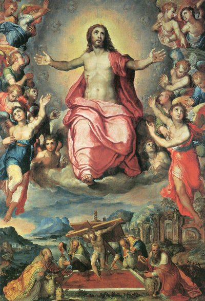 Tedesco: Il torchio mistico e Cristo nella gloria da Marco Pino