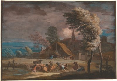 Paesaggio tempestoso da Marco Ricci