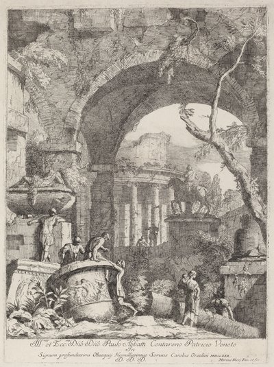 Capriccio: Rovine da Marco Ricci