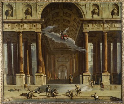 La piscina di Siloe, c.1711-16 da Marco Ricci