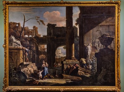 Prospettiva con rovine e figure da Marco & Sebastiano (1659 1734) Ricci