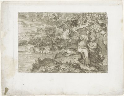 Cesare Augusto e la Sibilla Tiburtina da Marco dell