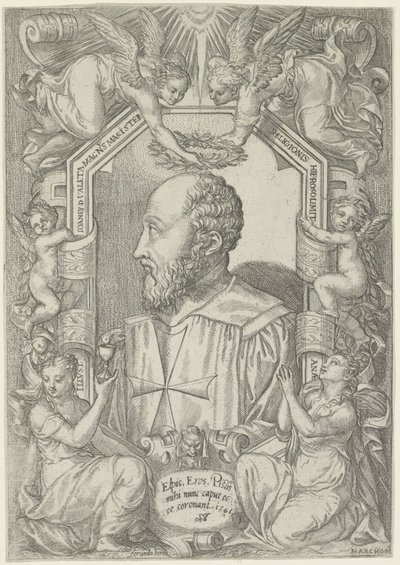 Ritratto di Jean Parisot de La Valette, gran maestro dell