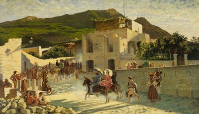 Passeggiata a Capri, c.1867 da Marco di Gregorio