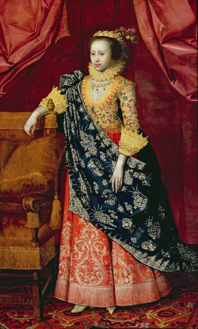 Ritratto di una signora, qui chiamata Arabella Stuart da Marcus (attr. to) Gheeraerts