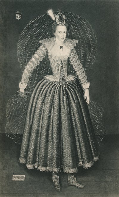 Lucy Harrington, Contessa di Bedford, XVI secolo 1904 da Marcus Garret Gheeraerts the Younger