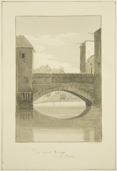 Ponte Bridewell sul Frome, guardando a nord da Marcus H. Homes