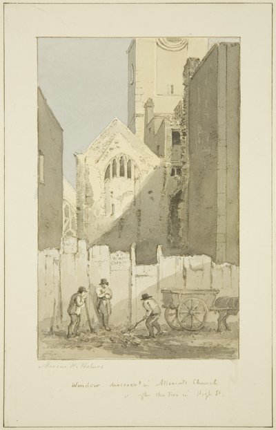 Scoperta della finestra est di All Saints