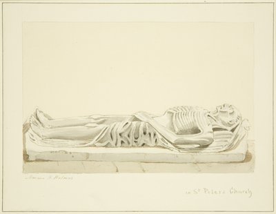 Effigie su un monumento nella Chiesa di San Pietro da Marcus H. Homes