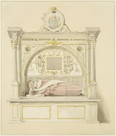 Tomba di Sir George Snygge nella Chiesa di St Stephen da Marcus H. Homes