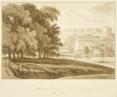 Windsor Terrace, Clifton, dal sud dell