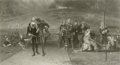 Edoardo II e Piers Gaveston da Marcus Stone