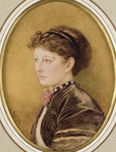 Kate Collins (nata Dickens) 1865 da Marcus Stone