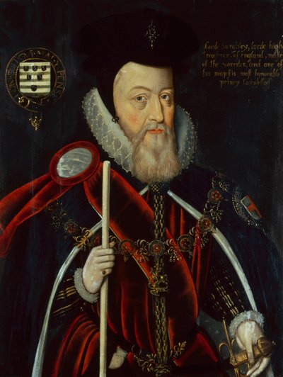 Ritratto di William Cecil da Marcus the Younger (circle of) Gheeraerts