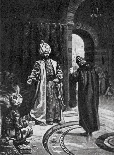 Giuseppe Nasi davanti a Selim (litografia) da Margaret (after) Dovaston