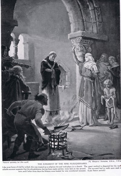 Il giudizio dei nove vomeri, illustrazione da "Hutchinson