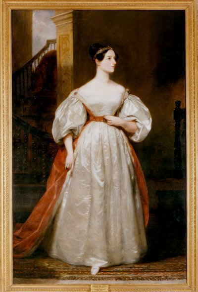Contessa Augusta Ada Lovelace 1815-1852, matematica e scrittrice inglese da Margaret Carpenter