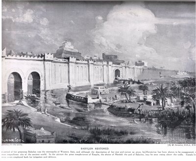 Babilonia restaurata, illustrazione da 