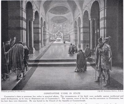 Costantino in stato di riposo da Margaret Dovaston