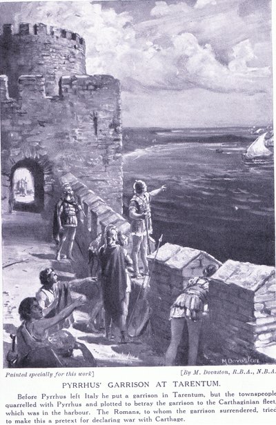 Guarnigione di Pirro a Tarentum da Margaret Dovaston