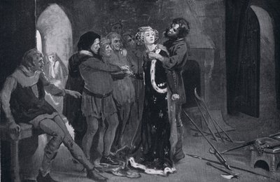 La bella fanciulla del Kent baciata dai rivoltosi AD1381 da Margaret Dovaston