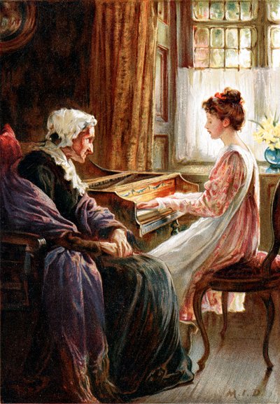 Il loro inno serale, 1892 da Margaret Isabel Dicksee