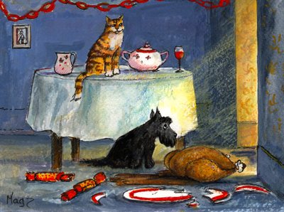 Cena di Natale da Margaret Loxton