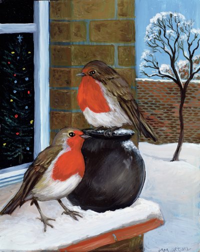 Pettirossi nella neve da Margaret Loxton