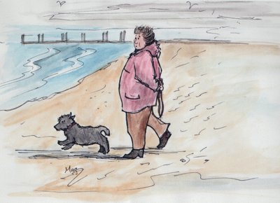 Passeggiando con il Cane - 03 da Margaret Loxton