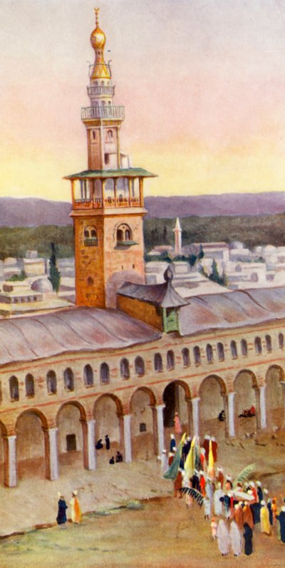 Corte della Grande Moschea, Damasco da Margaret Thomas