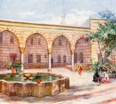 Corte della casa di Asad Pasha, Damasco da Margaret Thomas