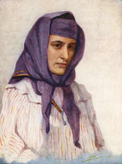 Ragazza maronita del Libano da Margaret Thomas