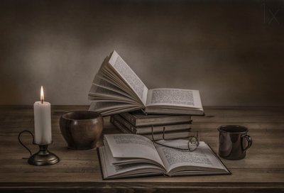 Libri a lume di candela da Margareth Perfoncio