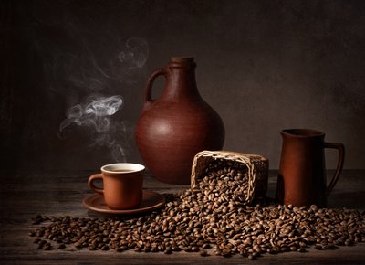Natura morta rustica con caffè da Margareth Perfoncio