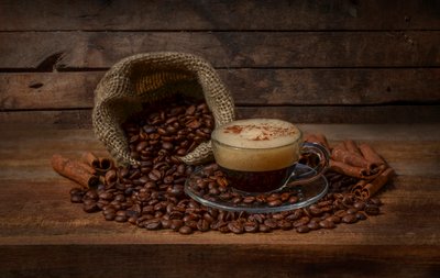 Natura morta rustica con caffè da Margareth Perfoncio