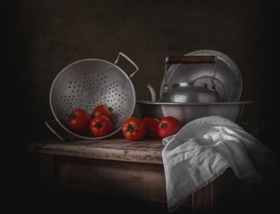 Natura morta in cucina rustica da Margareth Perfoncio
