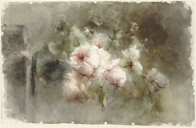 Un vaso con rose da Margaretha Roosenboom