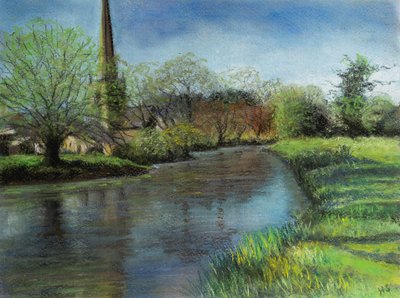 Chiesa di Burford, Cotswolds, 2020 da Margo Starkey