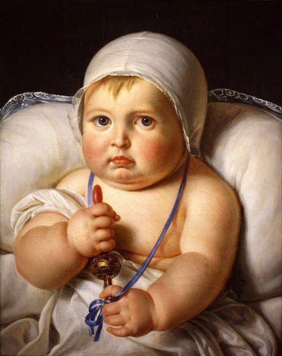 Bambino con Sonaglio da Marguerite Gerard